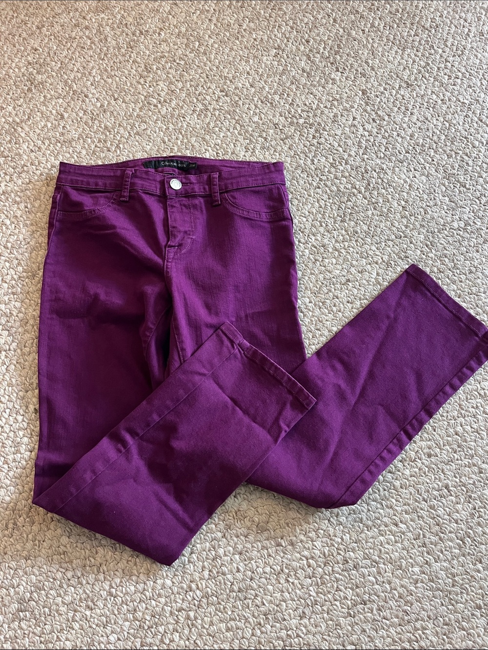 Calvin Klein Jeans Plum Purple Skinny Jeans